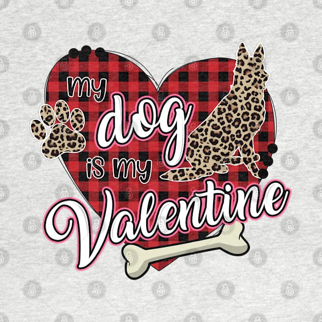 German Shepherd: My dog is my Valentine by dreadtwank